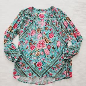 Spell & The Gypsy Babushka Blouse Turquoise 🦄🦄